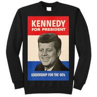 John F. Kennedy 1960 Campaign Vintage Poster Sweatshirt