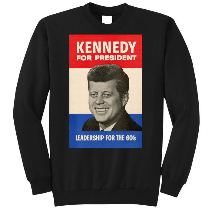 John F. Kennedy 1960 Campaign Vintage Poster Sweatshirt