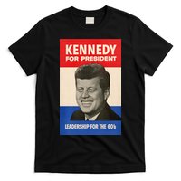 John F. Kennedy 1960 Campaign Vintage Poster T-Shirt