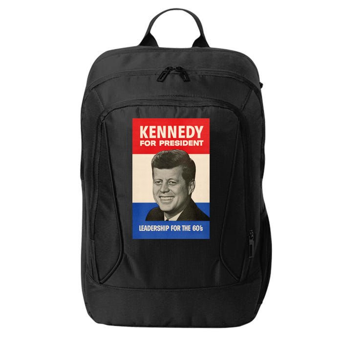 John F. Kennedy 1960 Campaign Vintage Poster City Backpack