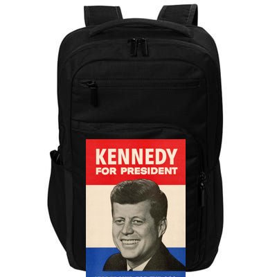 John F. Kennedy 1960 Campaign Vintage Poster Impact Tech Backpack