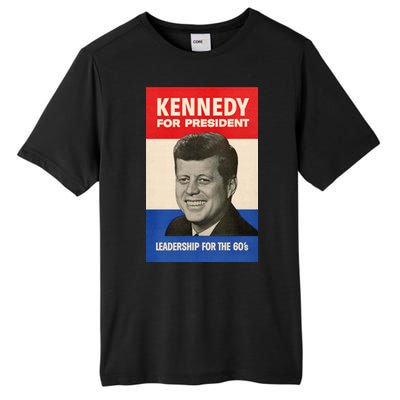 John F. Kennedy 1960 Campaign Vintage Poster Tall Fusion ChromaSoft Performance T-Shirt