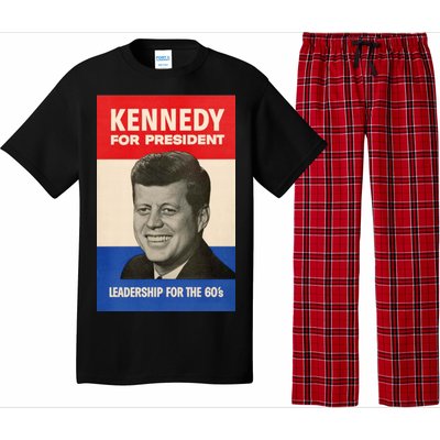 John F. Kennedy 1960 Campaign Vintage Poster Pajama Set