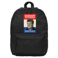 John F. Kennedy 1960 Campaign Vintage Poster 16 in Basic Backpack