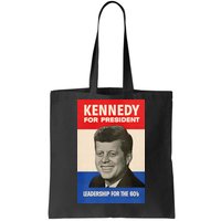 John F. Kennedy 1960 Campaign Vintage Poster Tote Bag