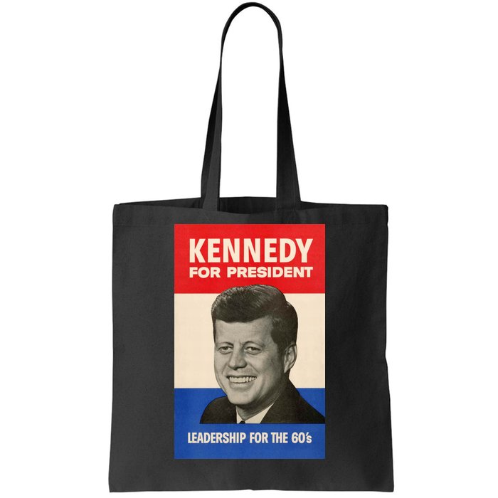 John F. Kennedy 1960 Campaign Vintage Poster Tote Bag