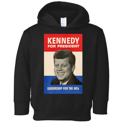 John F. Kennedy 1960 Campaign Vintage Poster Toddler Hoodie