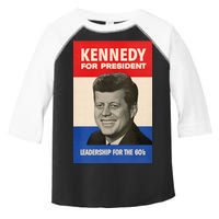 John F. Kennedy 1960 Campaign Vintage Poster Toddler Fine Jersey T-Shirt