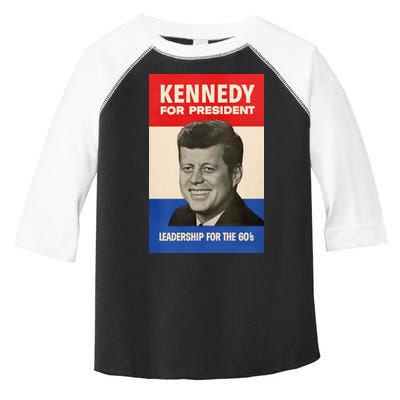 John F. Kennedy 1960 Campaign Vintage Poster Toddler Fine Jersey T-Shirt