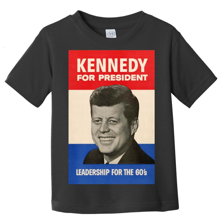 John F. Kennedy 1960 Campaign Vintage Poster Toddler T-Shirt