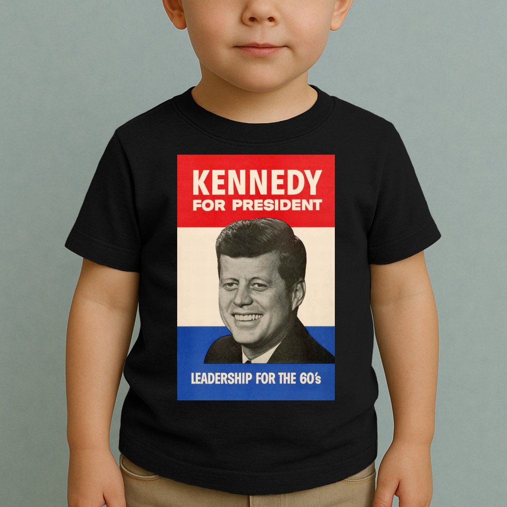 John F. Kennedy 1960 Campaign Vintage Poster Toddler T-Shirt