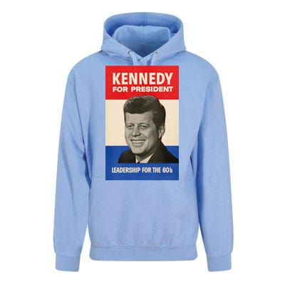 John F. Kennedy 1960 Campaign Vintage Poster Unisex Surf Hoodie