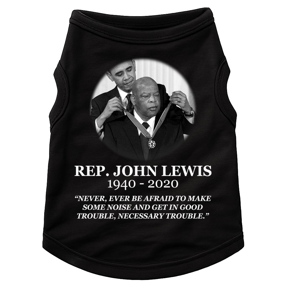 John Lewis Medal Of Freedom RIP 1940-2020 Doggie Tank