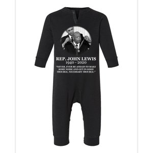 John Lewis Medal Of Freedom RIP 1940-2020 Infant Fleece One Piece