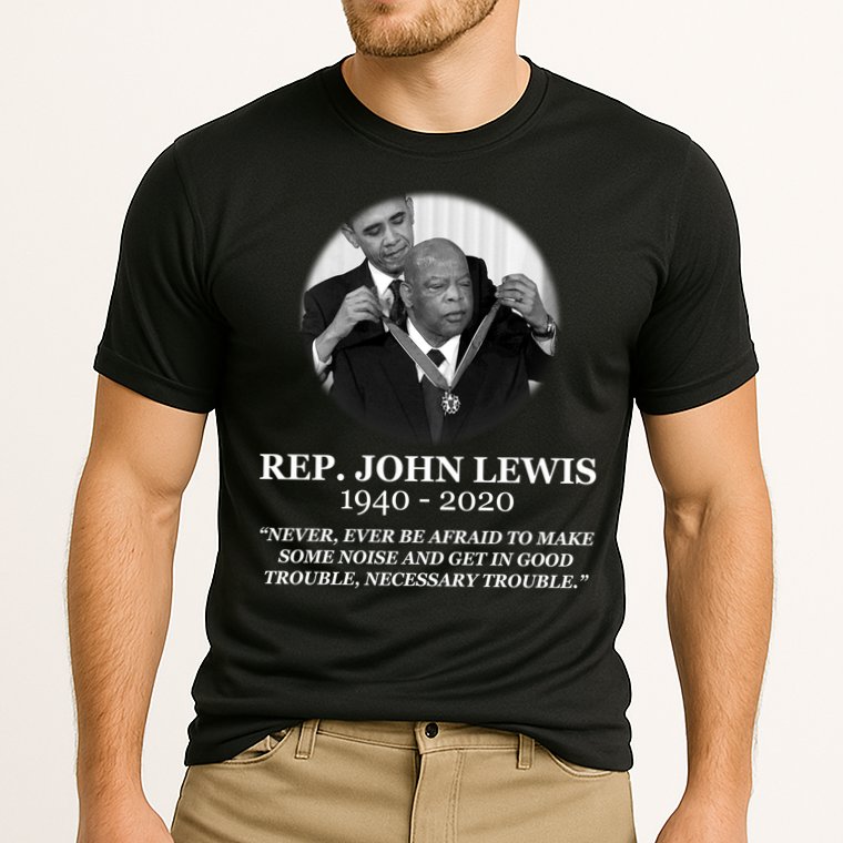 John Lewis Medal Of Freedom RIP 1940-2020 Cooling Performance Crew T-Shirt