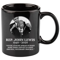 John Lewis Medal Of Freedom RIP 1940-2020 11oz C Handle Ceramic Mug