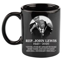 John Lewis Medal Of Freedom RIP 1940-2020 11oz C Handle Ceramic Mug