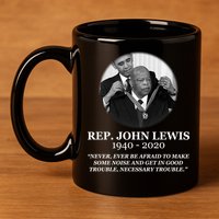 John Lewis Medal Of Freedom RIP 1940-2020 11oz C Handle Ceramic Mug
