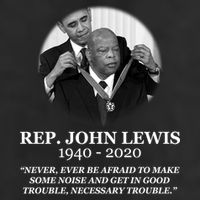 John Lewis Medal Of Freedom RIP 1940-2020 11oz C Handle Ceramic Mug