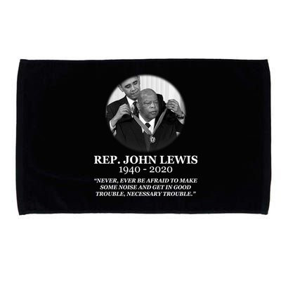 John Lewis Medal Of Freedom RIP 1940-2020 Microfiber Hand Towel