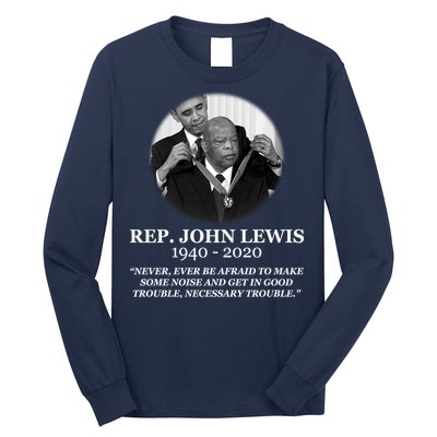 John Lewis Medal Of Freedom RIP 1940-2020 Long Sleeve Shirt