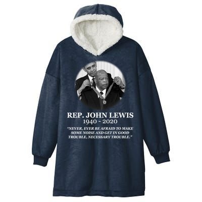 John Lewis Medal Of Freedom RIP 1940-2020 Hooded Wearable Blanket