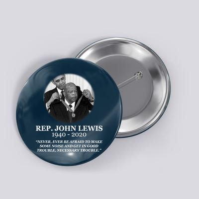 John Lewis Medal Of Freedom RIP 1940-2020 Button