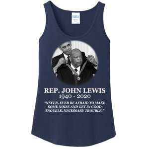 John Lewis Medal Of Freedom RIP 1940-2020 Ladies Essential Tank