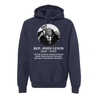 John Lewis Medal Of Freedom RIP 1940-2020 Premium Hoodie