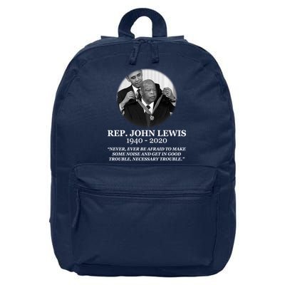 John Lewis Medal Of Freedom RIP 1940-2020 16 in Basic Backpack