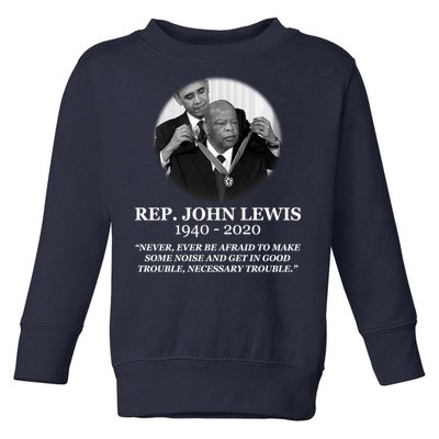 John Lewis Medal Of Freedom RIP 1940-2020 Toddler Sweatshirt