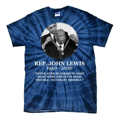 John Lewis Medal Of Freedom RIP 1940-2020 Tie-Dye T-Shirt