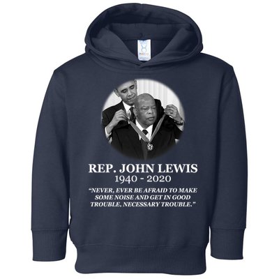 John Lewis Medal Of Freedom RIP 1940-2020 Toddler Hoodie