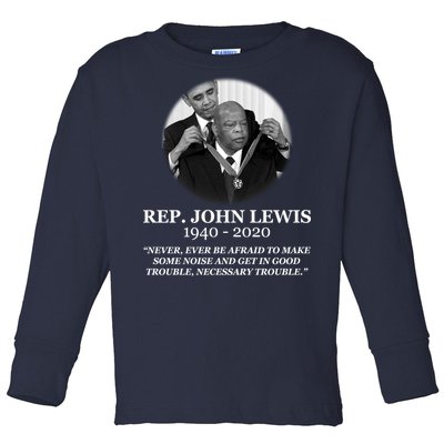 John Lewis Medal Of Freedom RIP 1940-2020 Toddler Long Sleeve Shirt