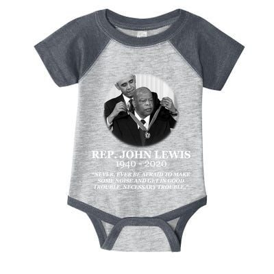 John Lewis Medal Of Freedom RIP 1940-2020 Infant Baby Jersey Bodysuit