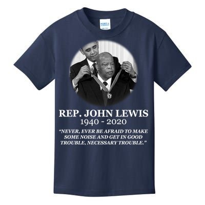 John Lewis Medal Of Freedom RIP 1940-2020 Kids T-Shirt