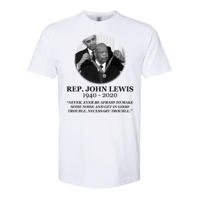 John Lewis Medal Of Freedom RIP 1940-2020 Softstyle CVC T-Shirt