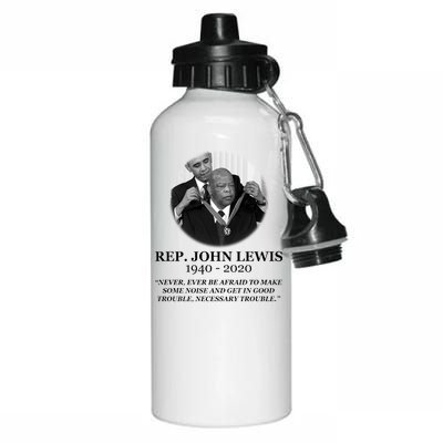 John Lewis Medal Of Freedom RIP 1940-2020 Aluminum Water Bottle