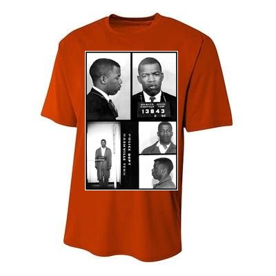 John Lewis Mug Shots Civil Rights Leader Performance Sprint T-Shirt