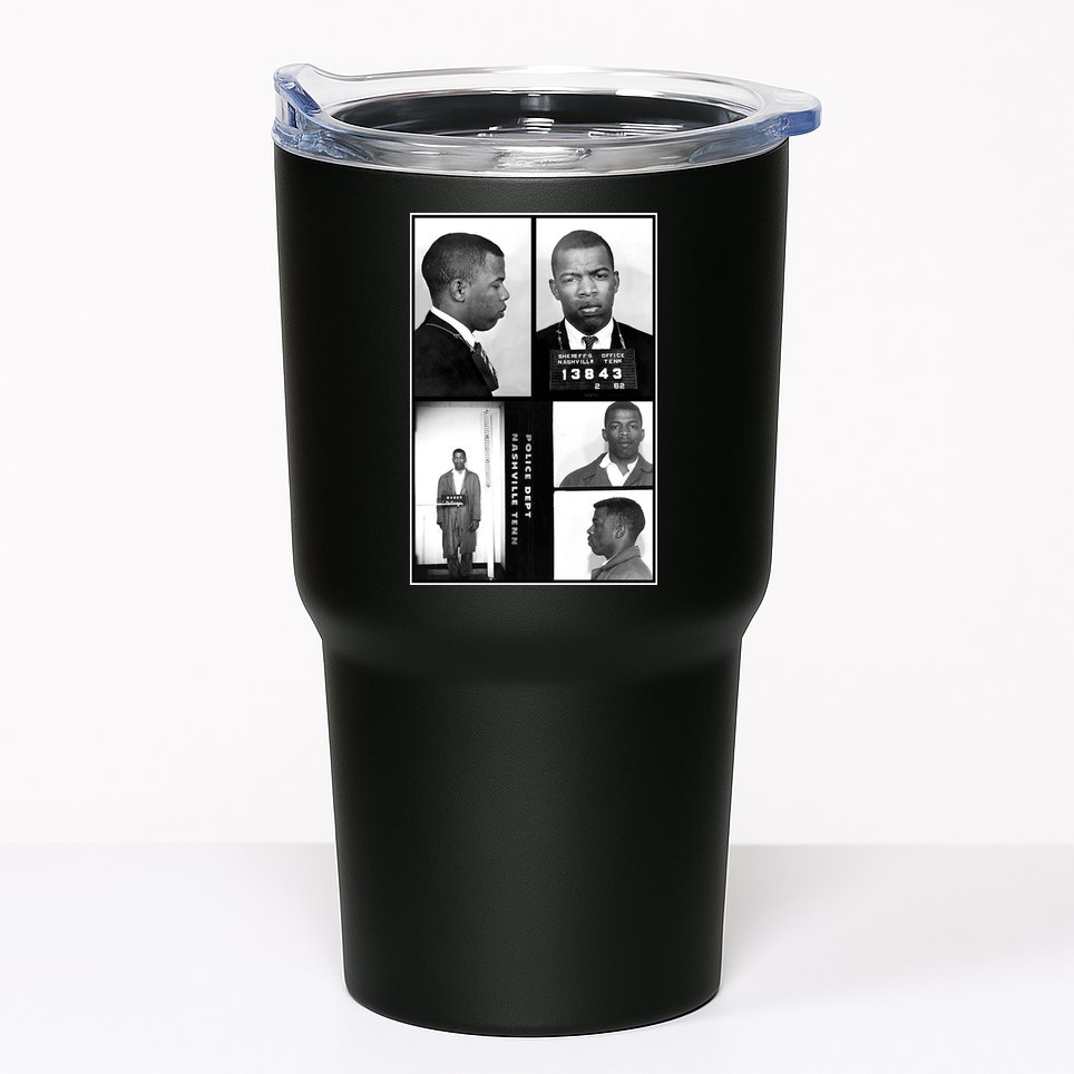 John Lewis Mug Shots Civil Rights Leader Tumbler