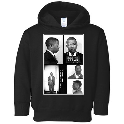 John Lewis Mug Shots Civil Rights Leader Toddler Hoodie