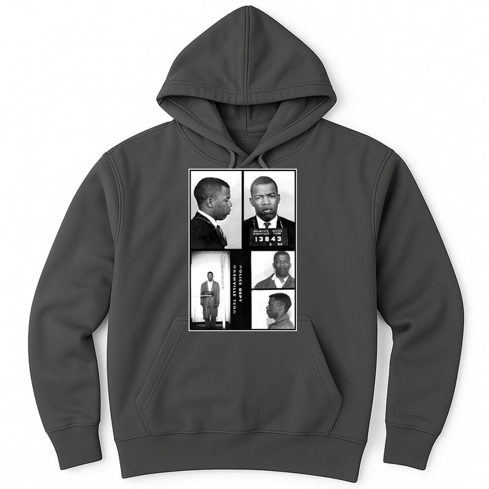 John Lewis Mug Shots Civil Rights Leader Hoodie