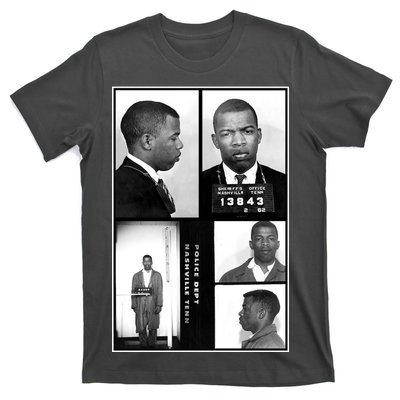 John Lewis Mug Shots Civil Rights Leader T-Shirt