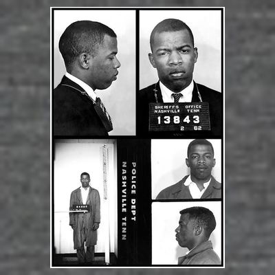 John Lewis Mug Shots Civil Rights Leader T-Shirt