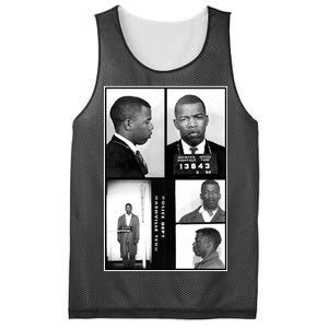 John Lewis Mug Shots Civil Rights Leader Mesh Reversible Basketball Jersey Tank