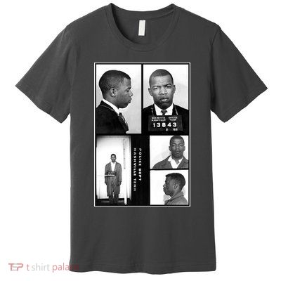 John Lewis Mug Shots Civil Rights Leader Premium T-Shirt