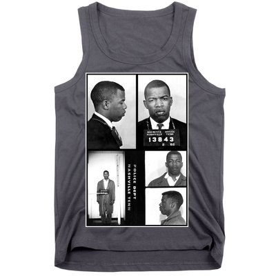 John Lewis Mug Shots Civil Rights Leader Tank Top