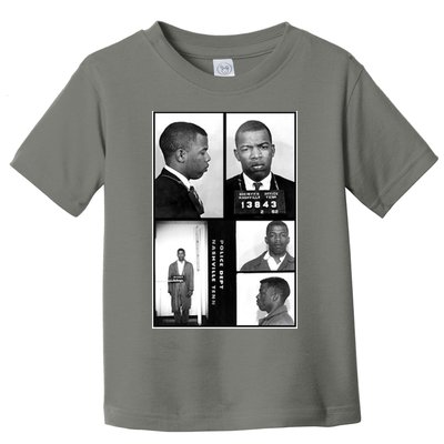 John Lewis Mug Shots Civil Rights Leader Toddler T-Shirt