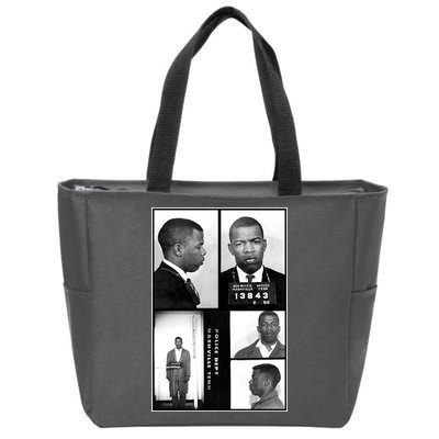 John Lewis Mug Shots Civil Rights Leader Zip Tote Bag