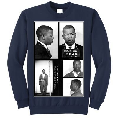 John Lewis Mug Shots Civil Rights Leader Sweatshirt